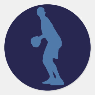 Stickers Silhouette du joueur de basket