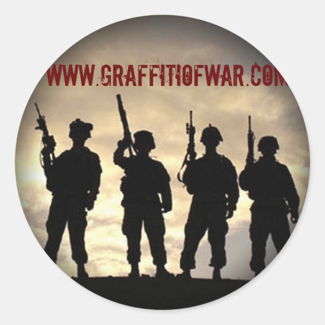 Stickers Silhouette Fade to Black Round (Devant)