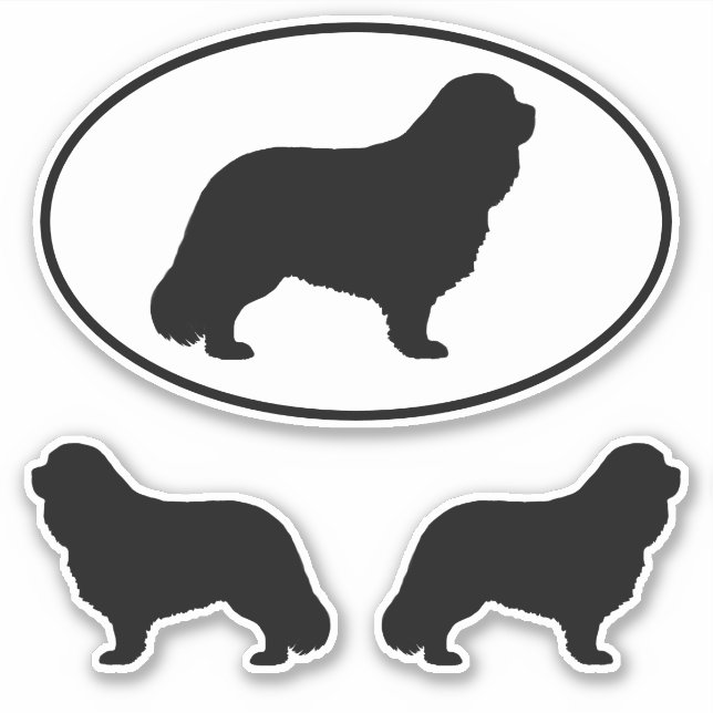 Stickers Silhouettes Cavalier King Charles Spaniel (Devant)