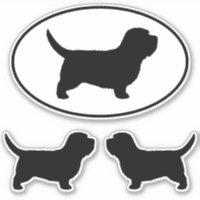 Stickers Silhouettes Petit Basset Griffon Vendeen