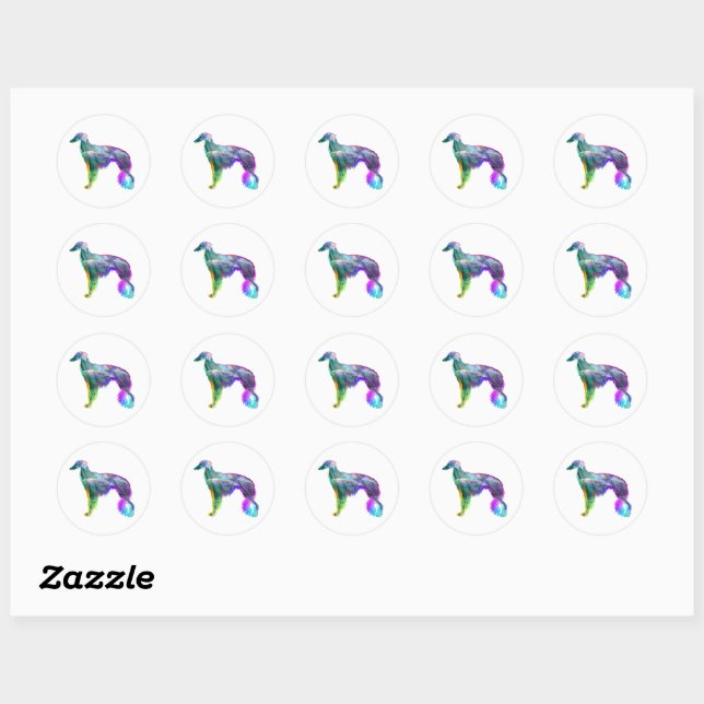Stickers Silken Windhound (Feuille)
