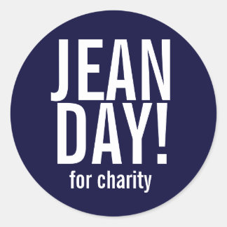 Stickers Simple Marine Blue Jean Day