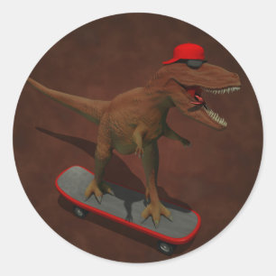 Stickers Skateboard T Rex