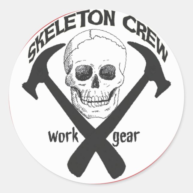 Stickers Skeleton Crew (Devant)