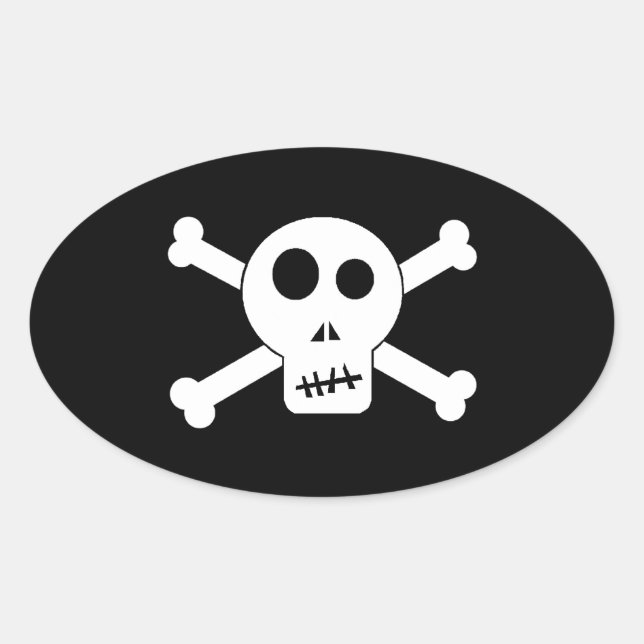 Stickers Skull & Crossbones (Devant)
