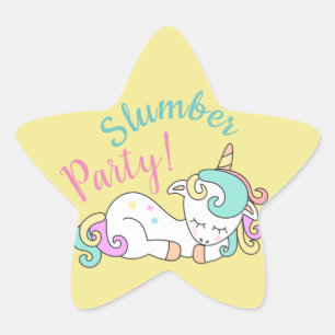 Stickers Sleepy Unicorn Stwood Party
