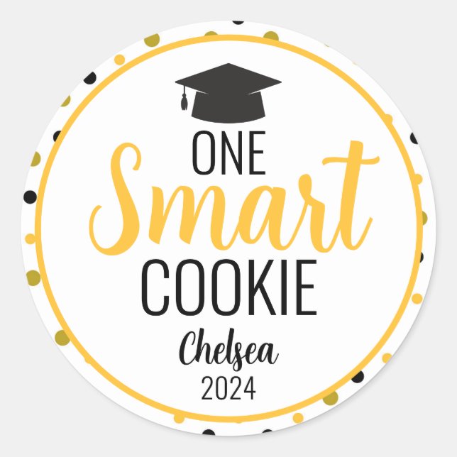 Stickers Smart Cookie Graduation (Devant)