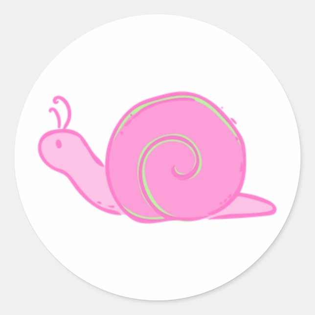 Stickers Snail Rose | Enveloppes (Devant)