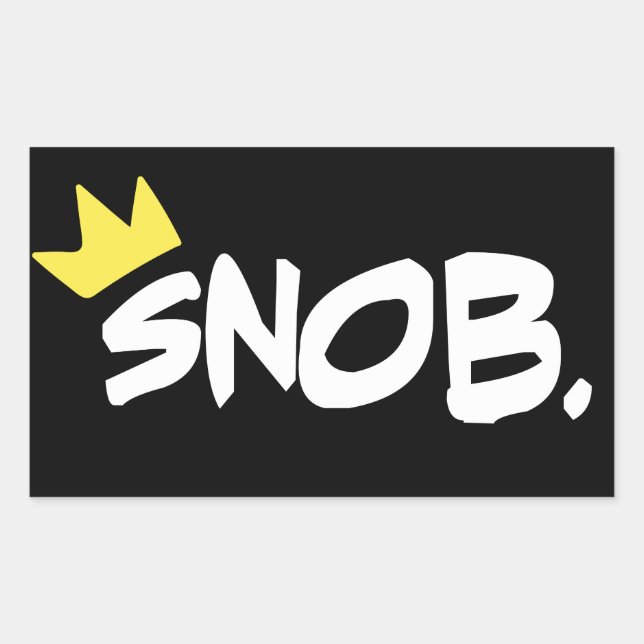 Stickers Snob (Devant)