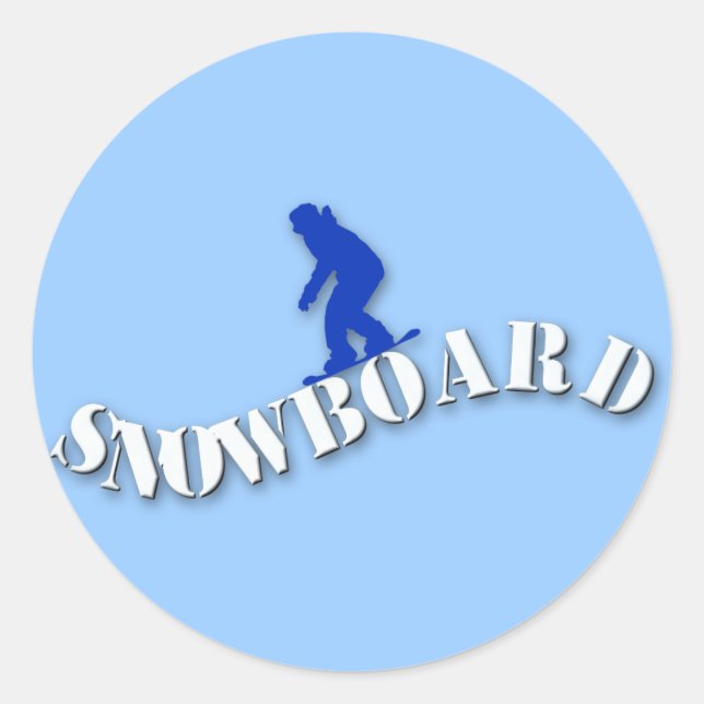 Stickers snowboard (Devant)