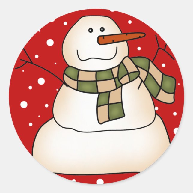 Stickers Snowman (Devant)