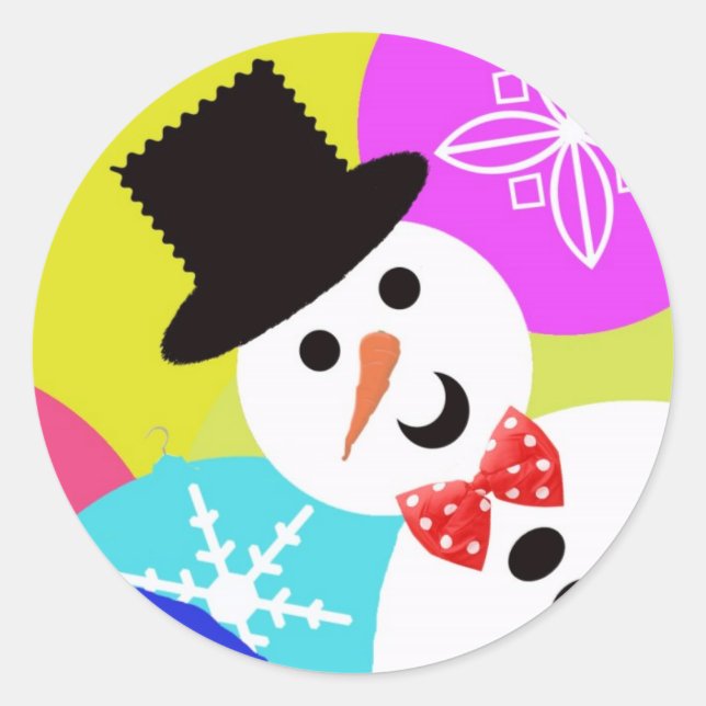 Stickers Snowman (Devant)