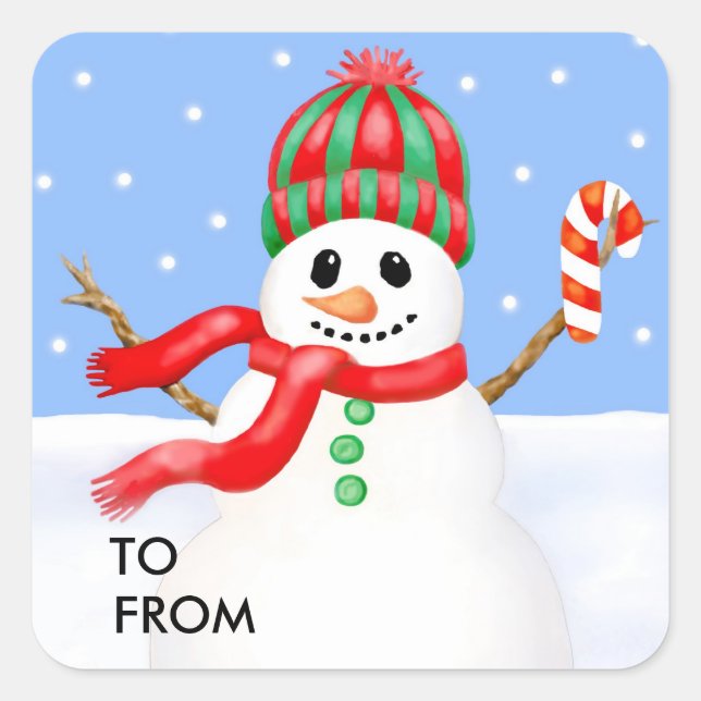 Stickers Snowman (Devant)