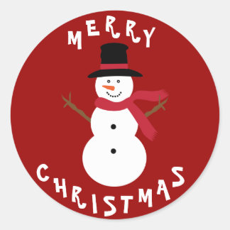 Stickers Snowman de Noël mignons
