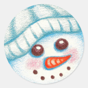 Stickers Snowman de Noël mignons