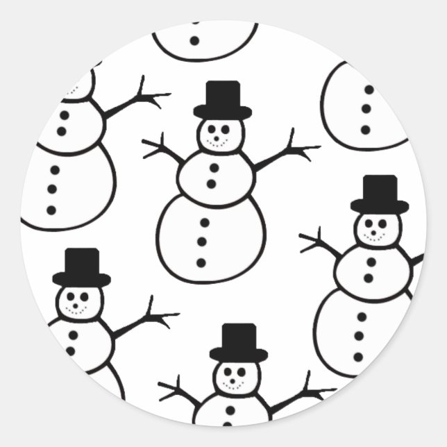 Stickers Snowmen (Devant)