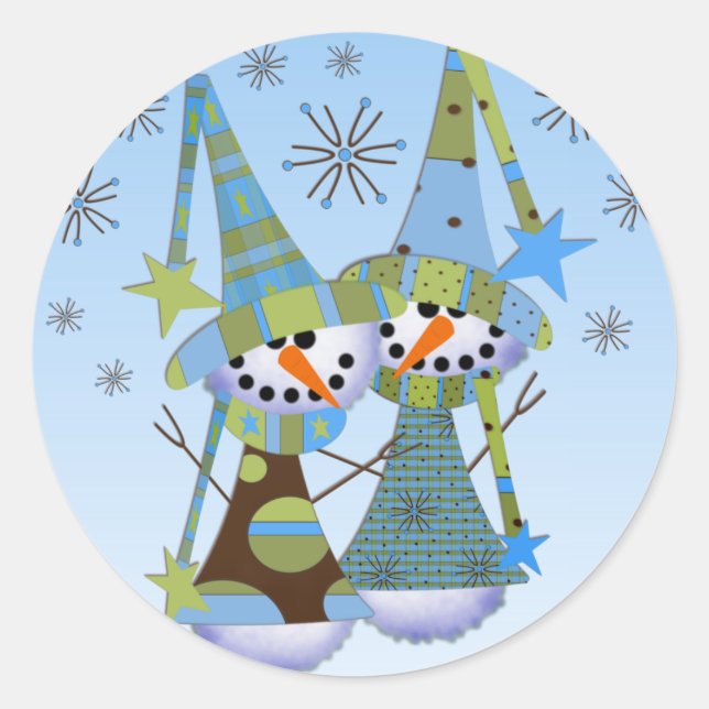 Stickers Snowmen (Devant)
