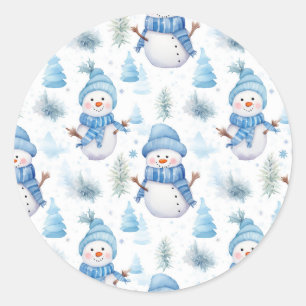 Stickers Snowmen mignons