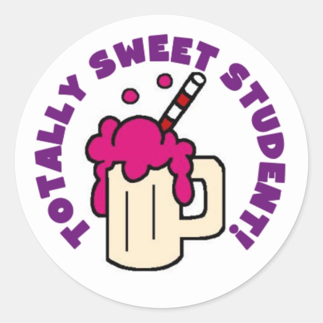 Stickers Soda Sweet Student (Devant)