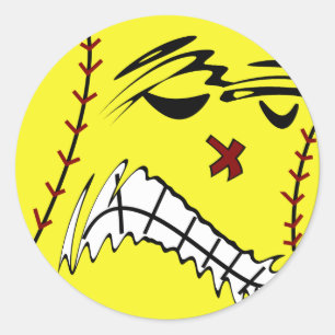 Stickers Softball de stade rapide