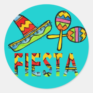 Stickers Sombrero Maraca pour la fête de la fête m