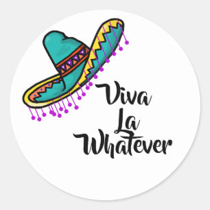 Stickers Sombrero Mexicains ou étiquettes de nom