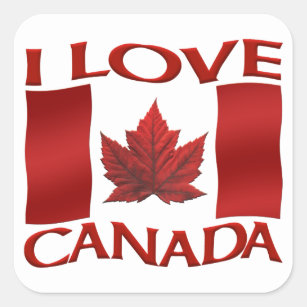 Stickers souvenir Canada Stickers Feuille d'érable