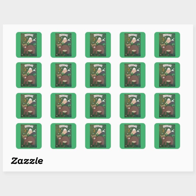 Stickers "Soyez courageux" (Feuille)