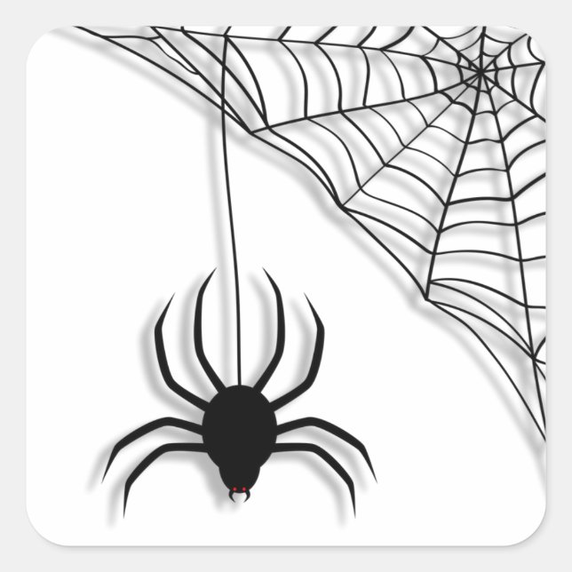 Stickers Spider Web Halloween (Devant)
