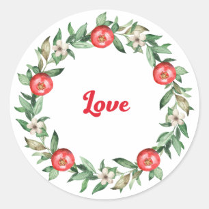 Stickers Spirituels Pomegranate Rose Floral - Amou