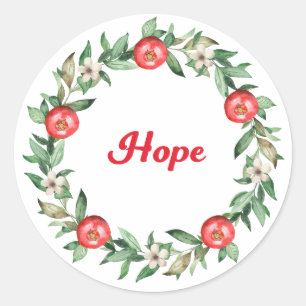 Stickers Spirituels Pomegranate Rose Floral - Espo
