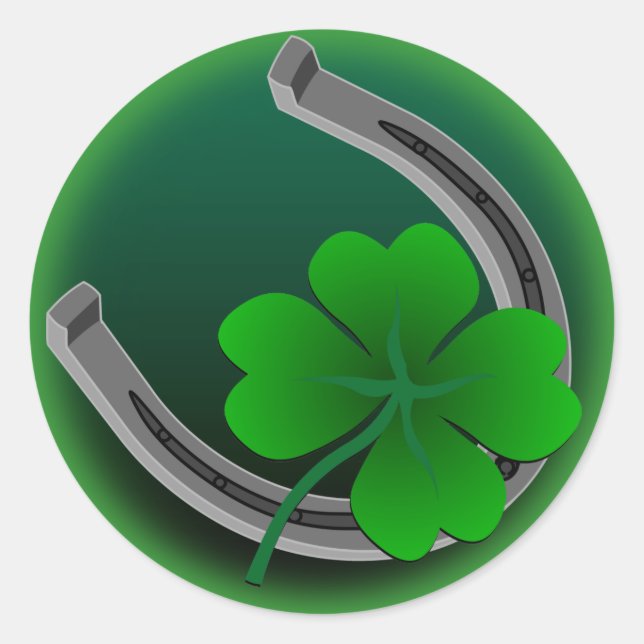 Stickers St. Partick's Classic Lucky Charm Sticker (Devant)
