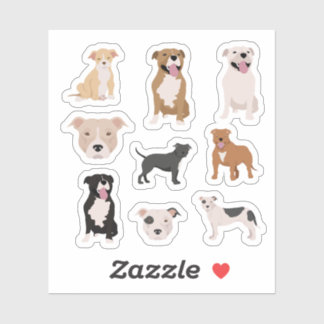 Stickers Staffordshire Bull Terrier