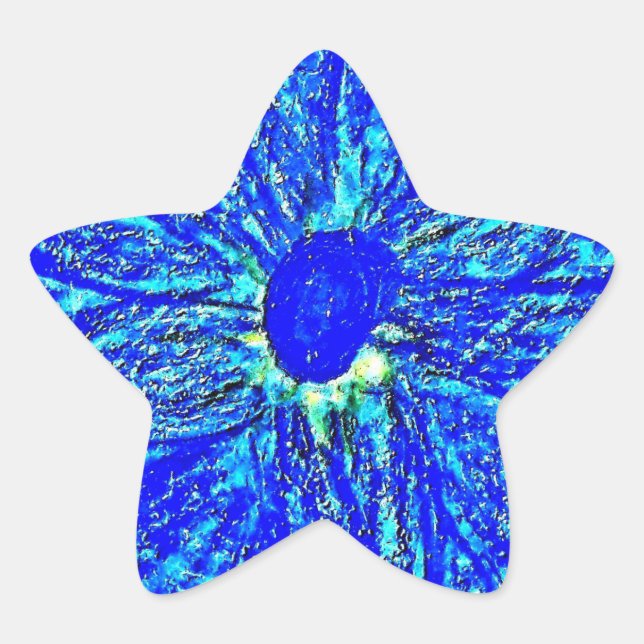 Stickers Star Blue Dalhia (Devant)