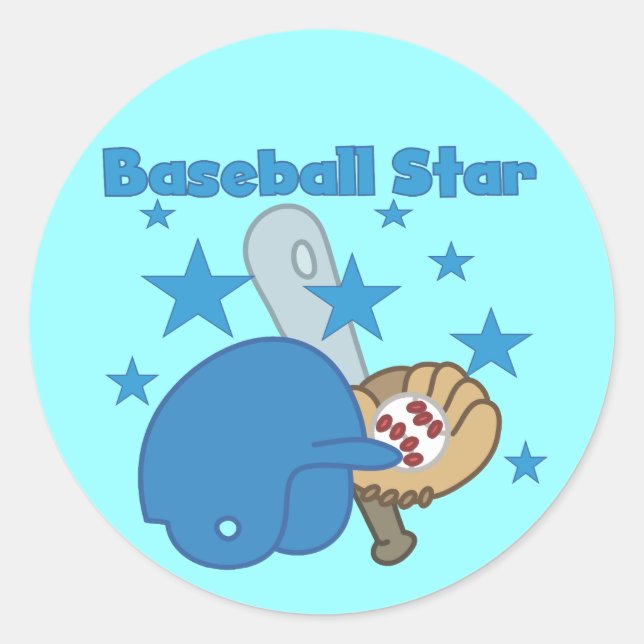 Stickers Star de baseball (Devant)