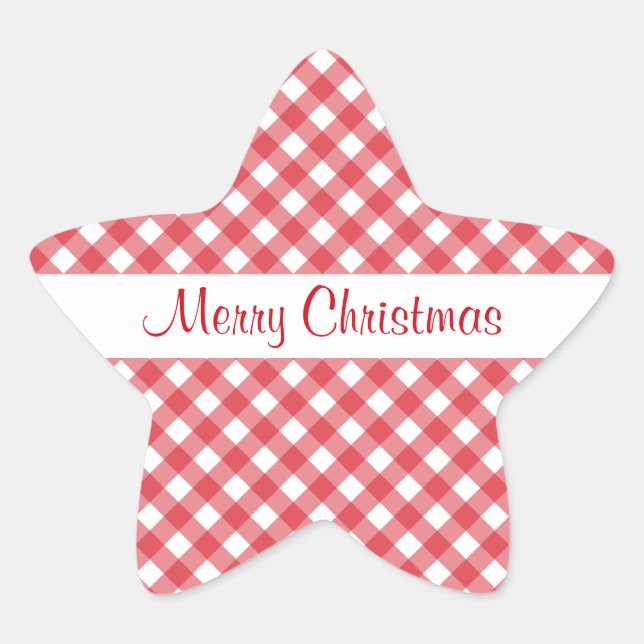 Stickers Star de Noël (Devant)