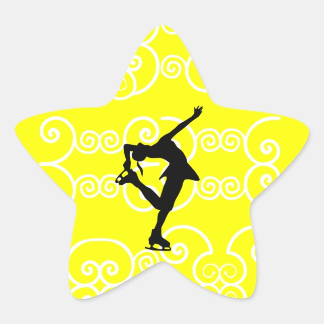 Stickers Star de patinage artistique (Devant)