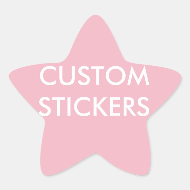 Stickers Star Personnalisés Blu Modèle (Devant)