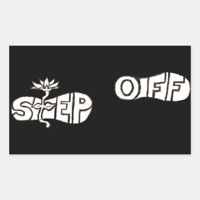 Stickers "Step Off" (Devant)
