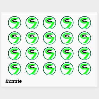 Stickers Steph Cody (rond 20 pack)