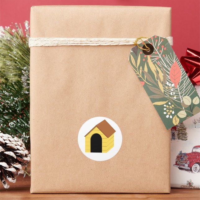 Stickers Stickers Doghouse Jaune (Créateur téléchargé)