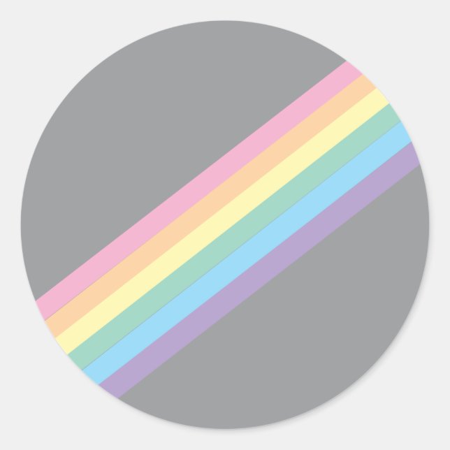 Stickers Storey Sky & Rainbow Round (Devant)
