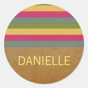 Stickers Stripes Textes Chics