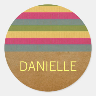 Stickers Stripes Textes Chics
