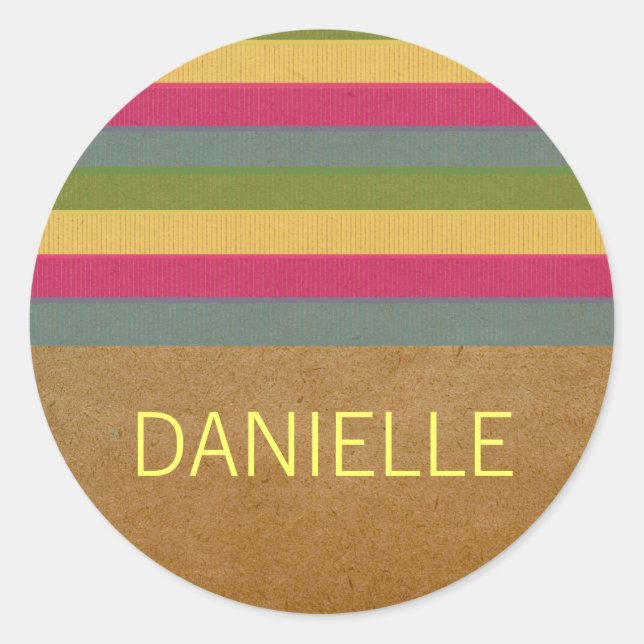 Stickers Stripes Textes Chics (Devant)