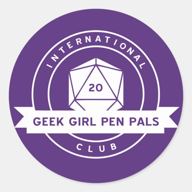 Stickers Stylo geek (Devant)