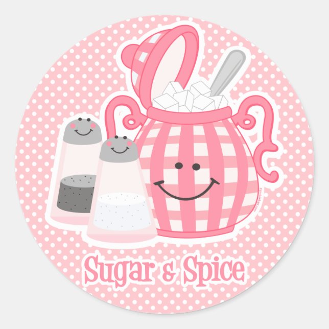 Stickers Sucre et épices (Devant)