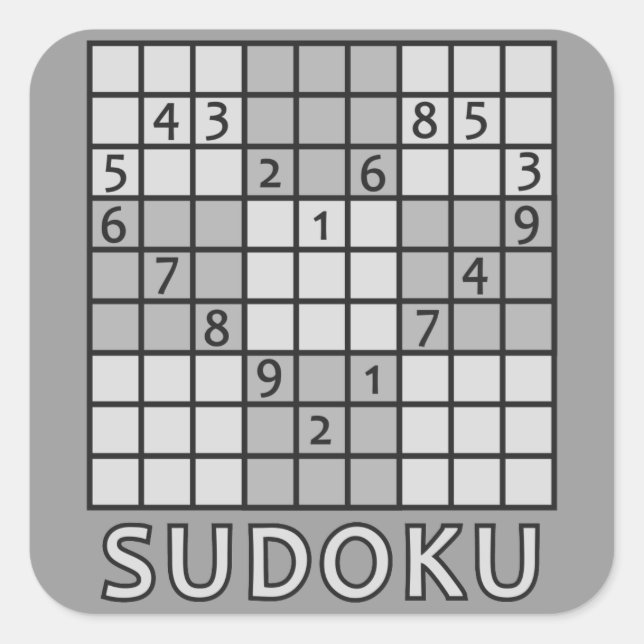 stickers SUDOKU (Devant)