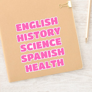 Stickers Sujet de l'école, esthétique