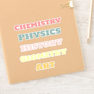 Stickers Sujet de l'école, esthétique